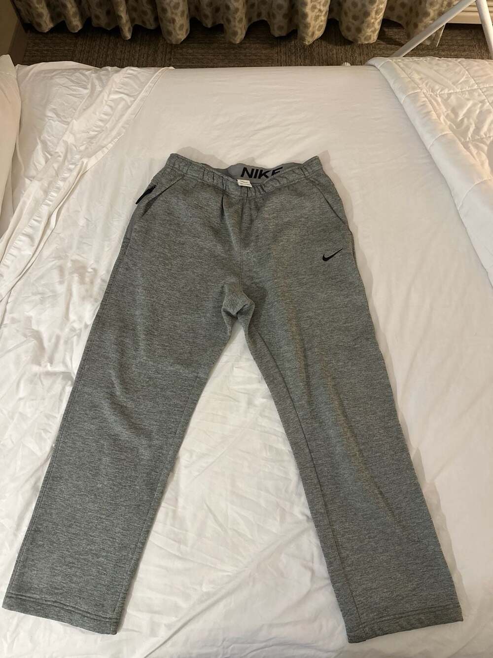 Nike Therma-FIT Open Hem Men's Training Pants Grey